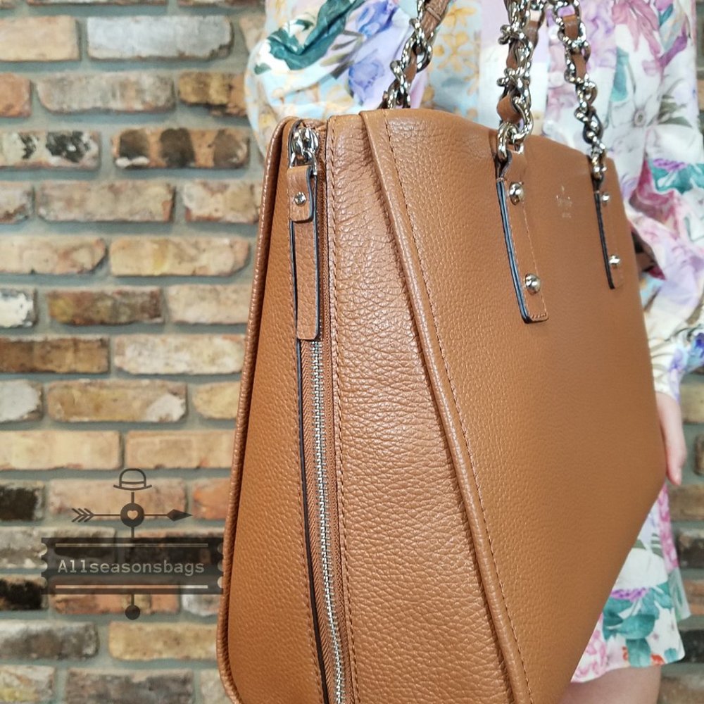 Kate Spade Cobble Hill Andee Shoulder Tote Ginger - Picture 8 of 11